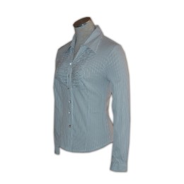 R113 bespoke striped blouses uniform producer R113 bespoke striped blouses uniform producer
